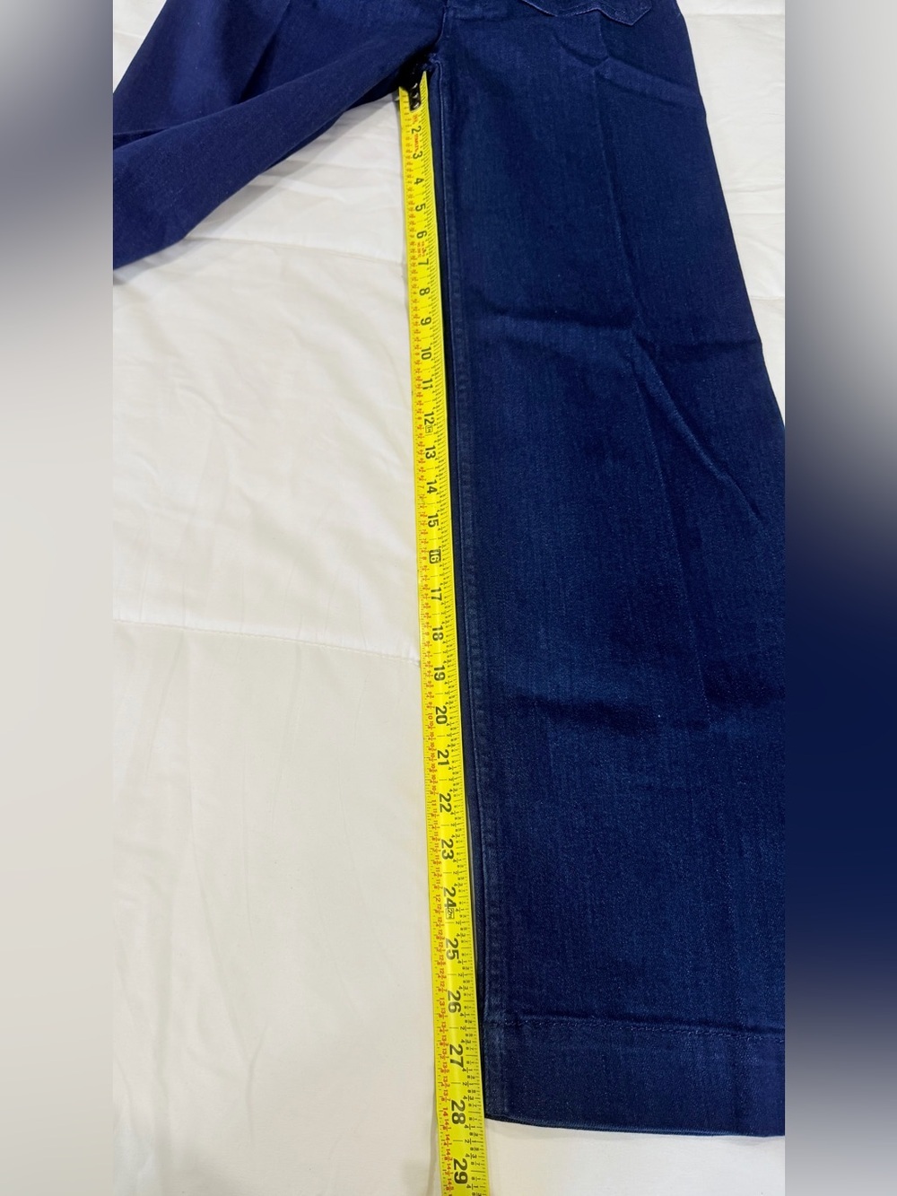 Maeve Dark Blue Wide-Leg High-Rise Jeans - Picture 6 of 10